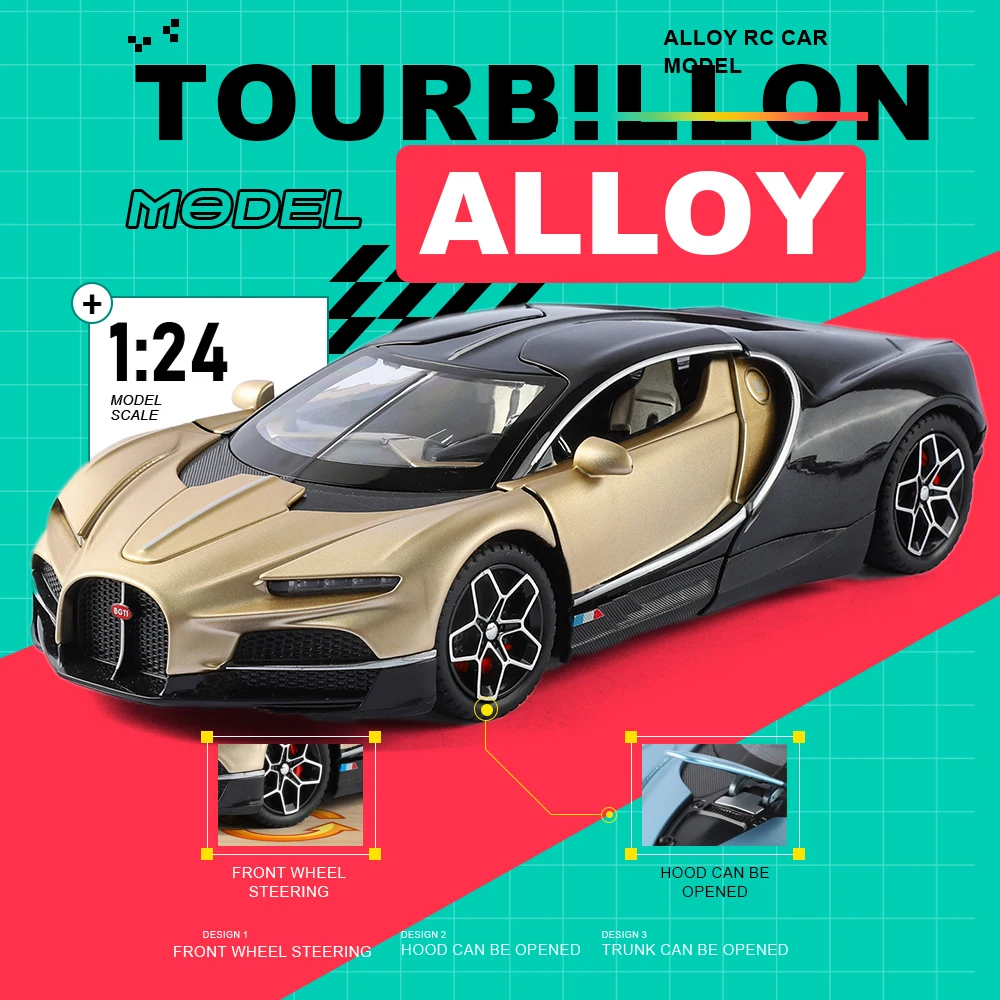 1:24 Tourbillon Huracan Sterrato Car Toy Models Alloy Diecast Wheel Pull Back Doors Opened Shock Absorption Ornament Sports Cars
1:24 Tourbillon Huracan Sterrato Car Toy Models Alloy Diecast Wheel Pull Back Doors Opened Shock Absorption Ornament Sports Cars