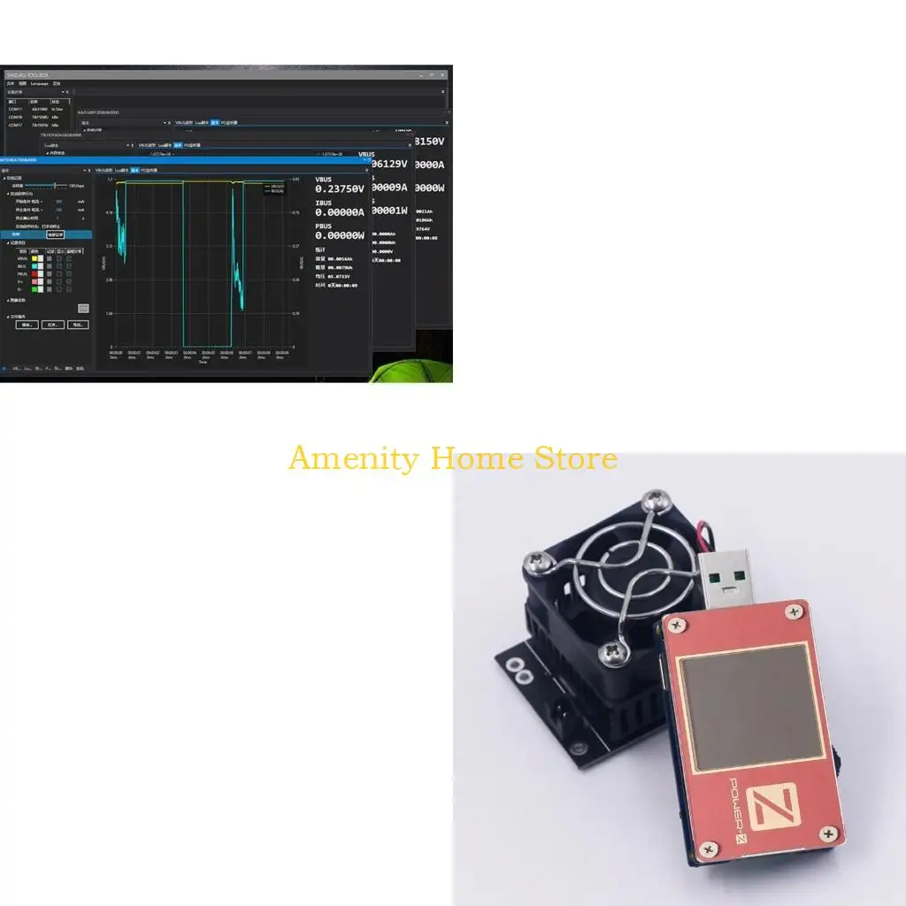 F26C YK001-USB PD High-precision Fast Data Cable Charging Head Detection and Current Tester Multimeter Detect
F26C YK001-USB PD High-precision Fast Data Cable Charging Head Detection and Current Tester Multimeter Detect