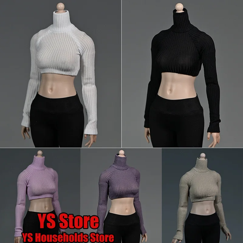 1/6 Female Figure Bottoming Shirt Mini Short Knitted Elasitc Long Sleeve Top Toys Accessory For 12" Woman Soldier Body Decors
1/6 Female Figure Bottoming Shirt Mini Short Knitted Elasitc Long Sleeve Top Toys Accessory For 12" Woman Soldier Body Decors