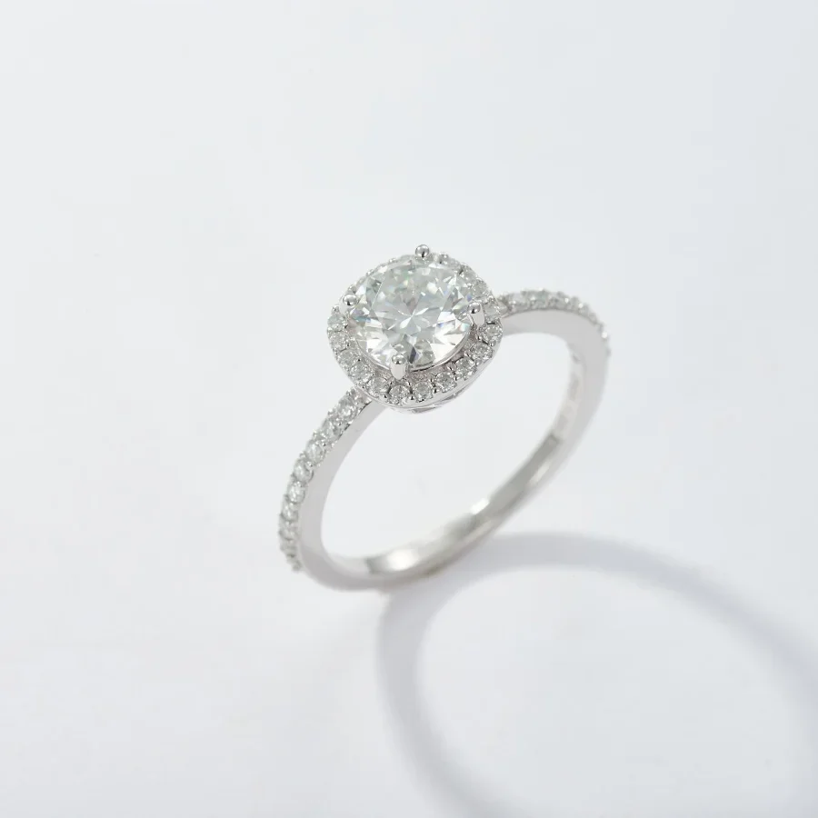 6.5mm Round Ring Moissanite Rings for Women 1.3ct S925 Silver Ring Engagement with Gra Certificate
6.5mm Round Ring Moissanite Rings for Women 1.3ct S925 Silver Ring Engagement with Gra Certificate