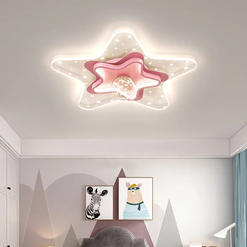 Nordic Children's Room Ceiling Lamps Starry Sky Starlight Lamp Warm Romantic Princess Room Little Boy Girl Bedroom Ceiling Light
Nordic Children's Room Ceiling Lamps Starry Sky Starlight Lamp Warm Romantic Princess Room Little Boy Girl Bedroom Ceiling Light