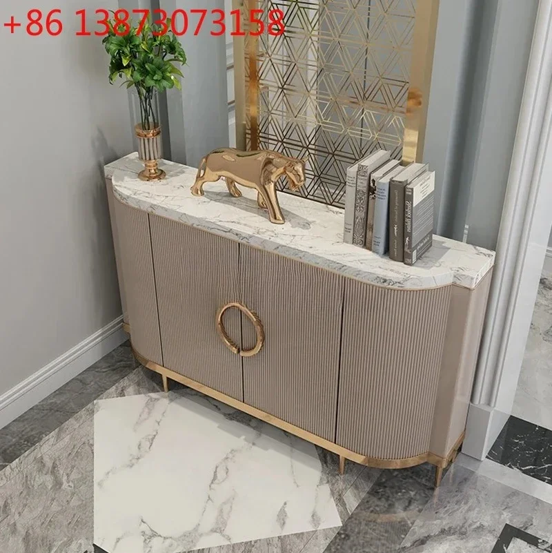 yj32 American light luxury porch cabinet marble decoration dining side modern living room solid wood locker
yj32 American light luxury porch cabinet marble decoration dining side modern living room solid wood locker