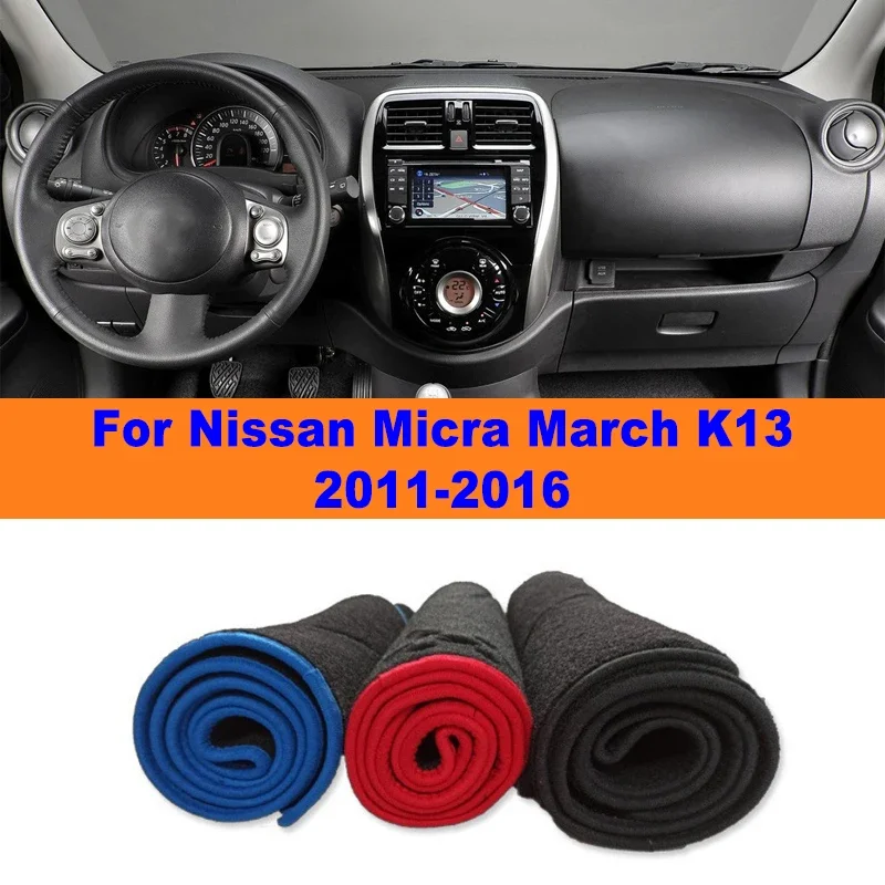 Anti-Glare Dashboard Cover Dash Mat Non-Slip Sun Shade Pad Interior Protector For Nissan Micra March K13 2011-2016 Car Parts
Anti-Glare Dashboard Cover Dash Mat Non-Slip Sun Shade Pad Interior Protector For Nissan Micra March K13 2011-2016 Car Parts