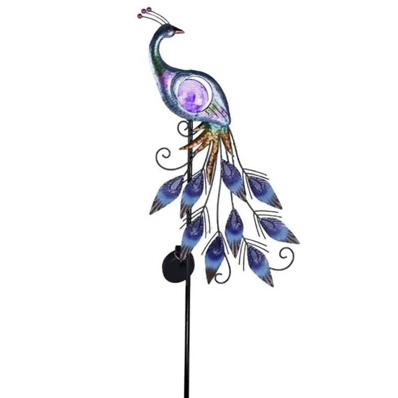 Solar Peafowl Elegant Metal Stakes Peafowl Solar Elegance Decorative LED Solar Lamp Waterproof Yard Art For Backyard Pathway
Solar Peafowl Elegant Metal Stakes Peafowl Solar Elegance Decorative LED Solar Lamp Waterproof Yard Art For Backyard Pathway