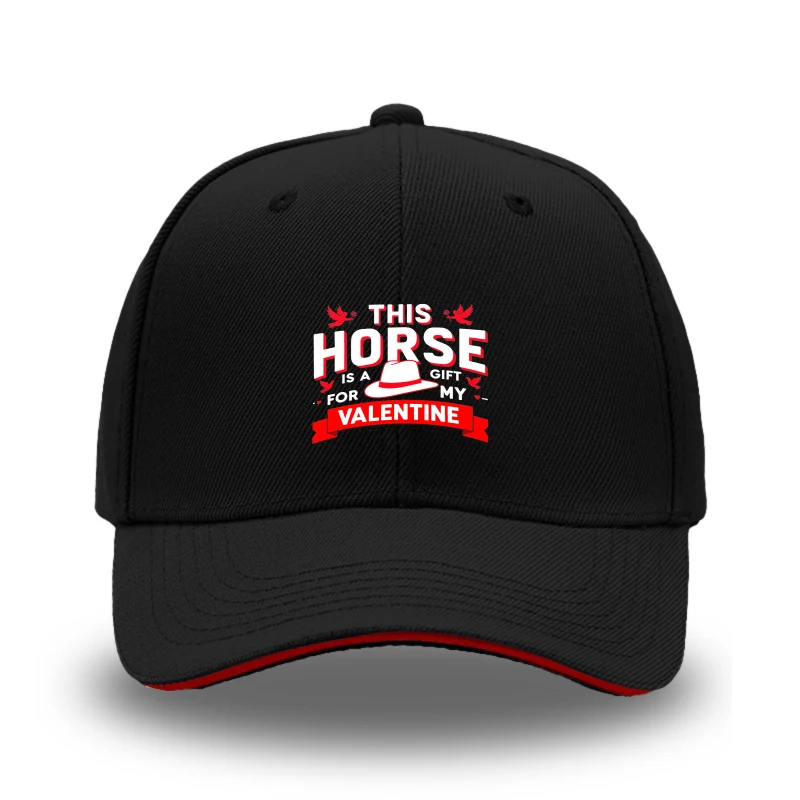 Men's Fun "This is My Valentine's Day" Pattern Baseball Cap Foldable Lightweight Black Red White Adjustable Hat for Father Husba
Men's Fun "This is My Valentine's Day" Pattern Baseball Cap Foldable Lightweight Black Red White Adjustable Hat for Father Husba