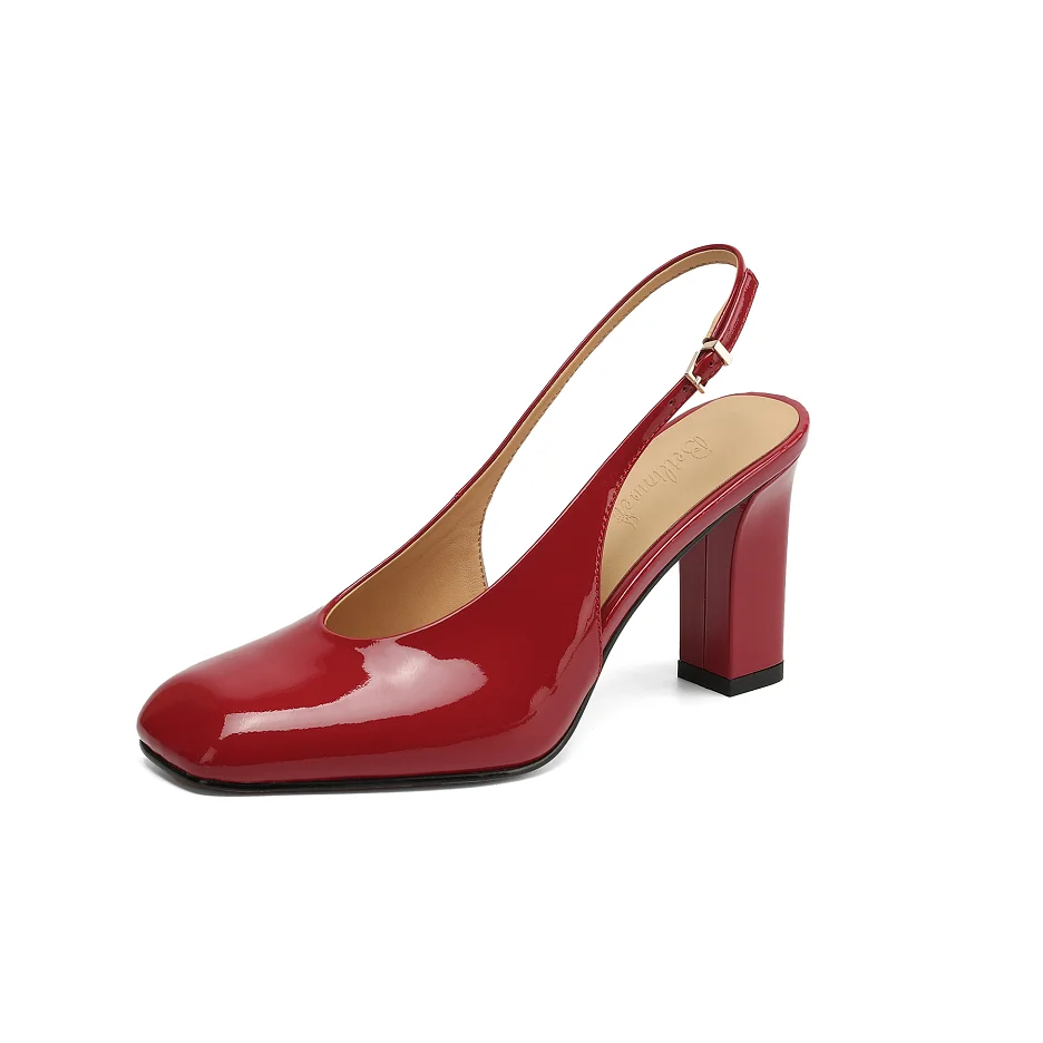 Women Pumps Block Heel Slingbacks Shoes Slip On Sandals Closed Toe Party Wedding Handmade Real Leather Ladies Dress Nude Shoes
Women Pumps Block Heel Slingbacks Shoes Slip On Sandals Closed Toe Party Wedding Handmade Real Leather Ladies Dress Nude Shoes
