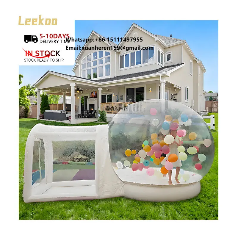 Kids Outdoor Party Clear Dome Tent Balloon Bubble Air House pvc bouncy bounce castle dome clear jumping inflatable bubblehouse
Kids Outdoor Party Clear Dome Tent Balloon Bubble Air House pvc bouncy bounce castle dome clear jumping inflatable bubblehouse