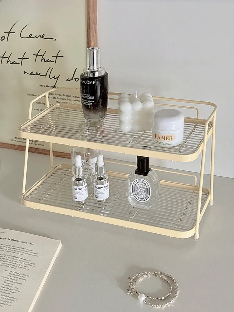 Desktop Multi-layer Storage Rack Organizer for Cosmetics Snacks Cups Plastic Material 2 Layers Max Load 5kg Cream Style
Desktop Multi-layer Storage Rack Organizer for Cosmetics Snacks Cups Plastic Material 2 Layers Max Load 5kg Cream Style