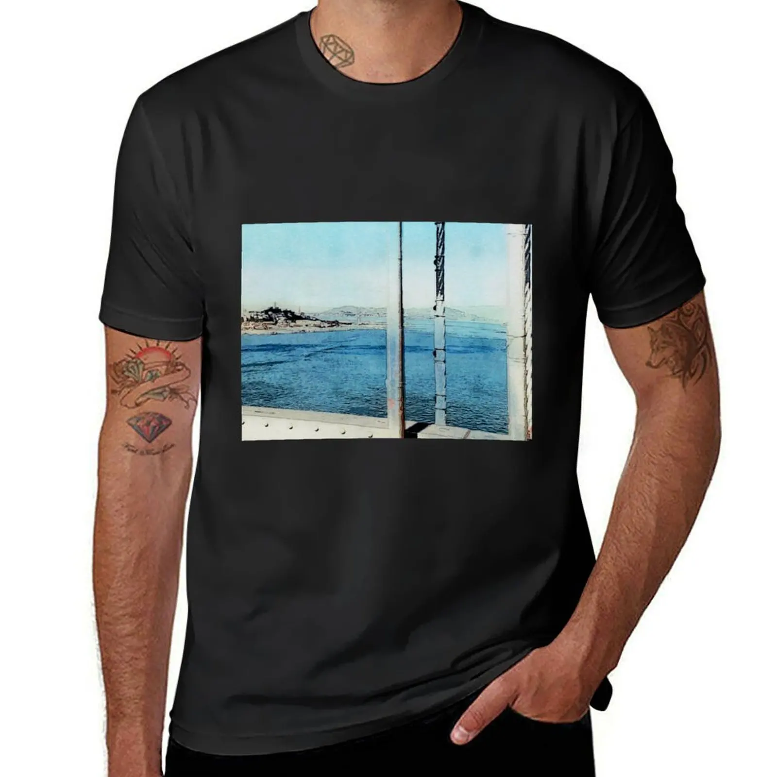 Cables of the Bay Bridge T-Shirt boys animal print customs design your own Men's cotton t-shirt
Cables of the Bay Bridge T-Shirt boys animal print customs design your own Men's cotton t-shirt
