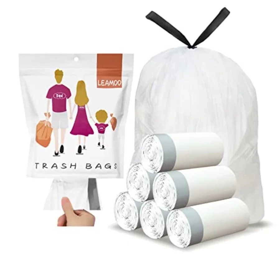 4 Gallon Drawstring Trash Bag, Small 15 Liter Garbage Bags, 90 Count
4 Gallon Drawstring Trash Bag, Small 15 Liter Garbage Bags, 90 Count