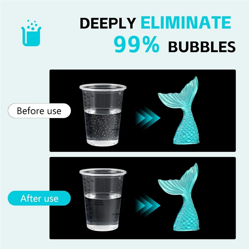 Premium Resin Bubble Remover,Remove 99% Of The Air Bubble Within 6-10 Mins,98Kpa Vacuum Degassing Chamber,For Epoxy UK Plug
Premium Resin Bubble Remover,Remove 99% Of The Air Bubble Within 6-10 Mins,98Kpa Vacuum Degassing Chamber,For Epoxy UK Plug