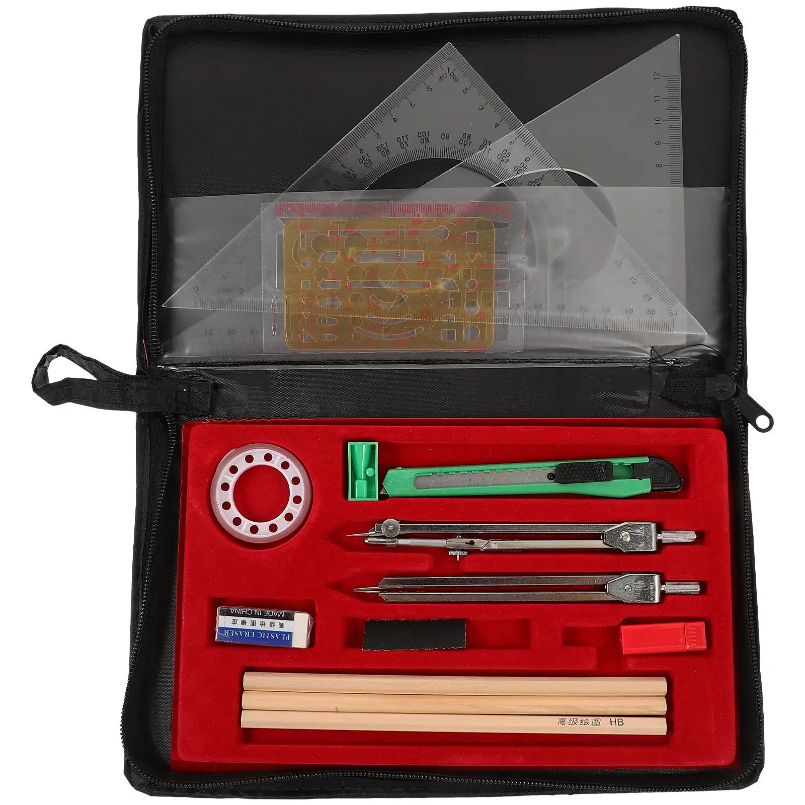 Professional Drawing Kit Engineering Drafting Tools School Supplies Mechanical Pencils Black R om Accessories Math
Professional Drawing Kit Engineering Drafting Tools School Supplies Mechanical Pencils Black R om Accessories Math