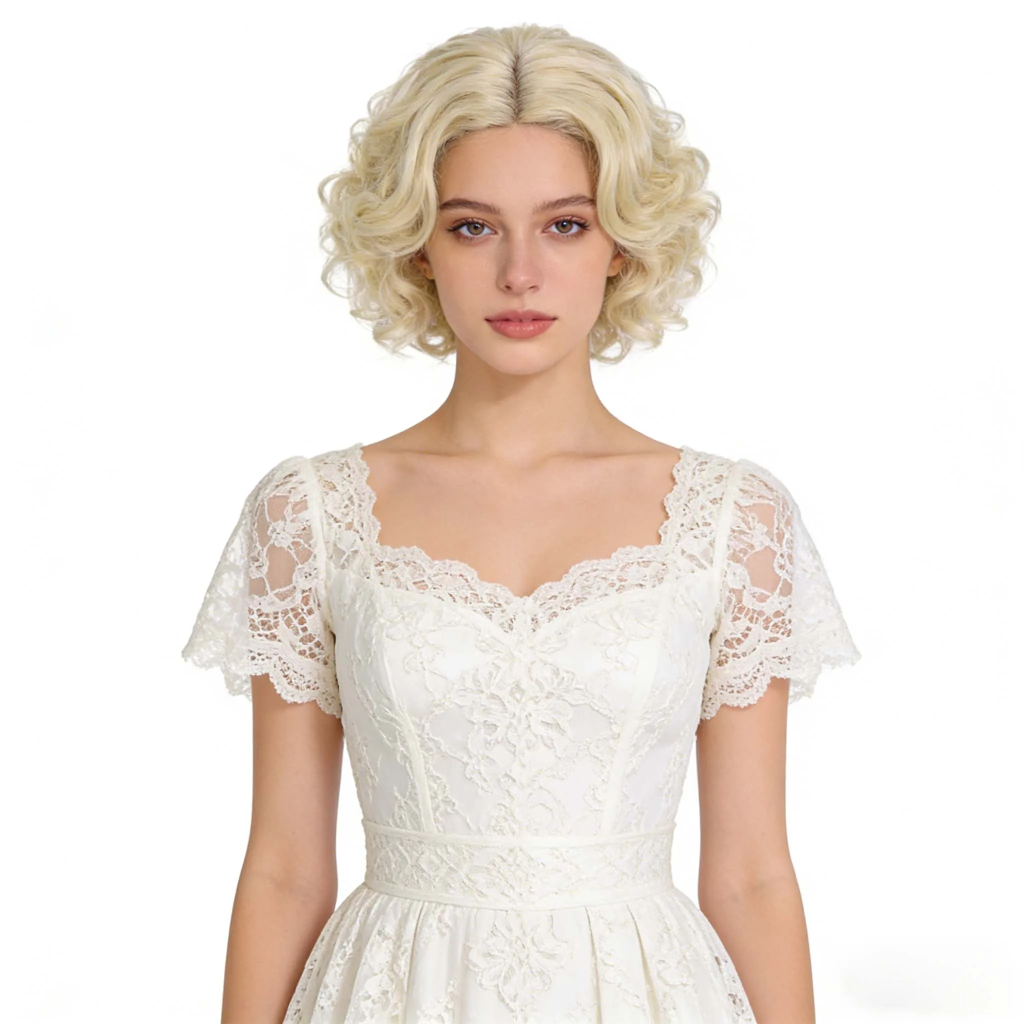 Synthetic Wigs 12inch Short Curly Blonde For Women Heat Resistant Natural Fluffy Wig Cosplay Daily Party Halloween Easy to Wear
Synthetic Wigs 12inch Short Curly Blonde For Women Heat Resistant Natural Fluffy Wig Cosplay Daily Party Halloween Easy to Wear
