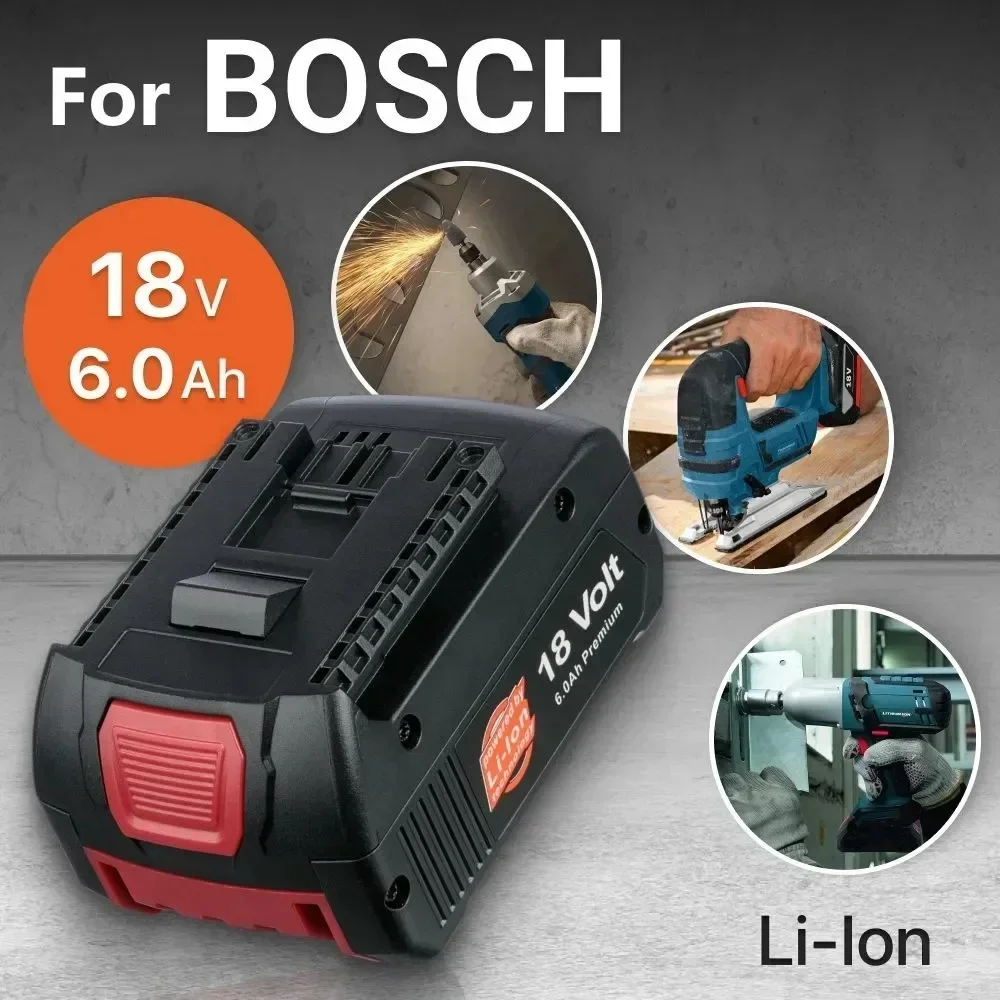 Genuine FOR Bosch 18V 6Ah BATTERY GBA 18V 10Ah 18V Professional GBA GSR GSB BAT618 BAT609 w/Fuel Guage
Genuine FOR Bosch 18V 6Ah BATTERY GBA 18V 10Ah 18V Professional GBA GSR GSB BAT618 BAT609 w/Fuel Guage