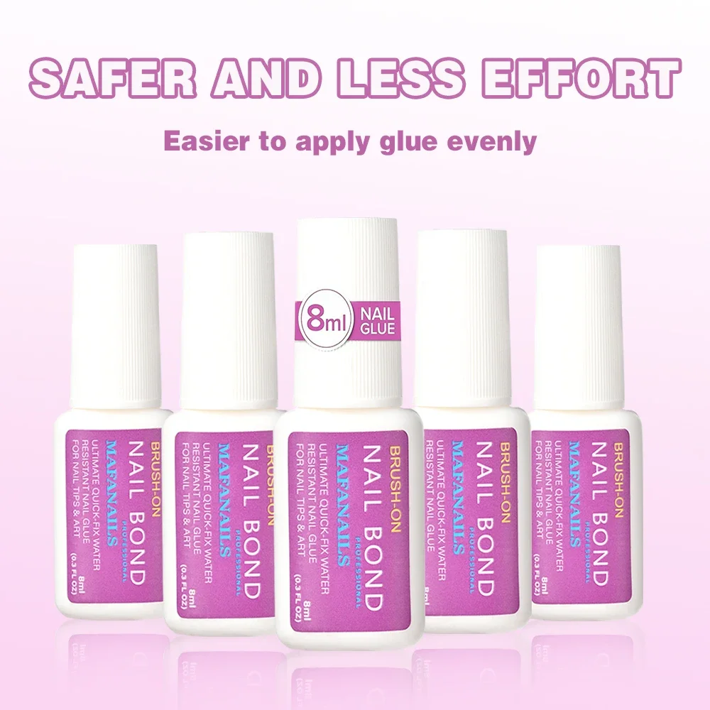 1Set Fast-Dry Adhesive Nail Glue 8ml Acrylic False Tips Rhinestone Brush-on Nail Bond Ultra Quick, Long Lasting False Nails Glue
1Set Fast-Dry Adhesive Nail Glue 8ml Acrylic False Tips Rhinestone Brush-on Nail Bond Ultra Quick, Long Lasting False Nails Glue