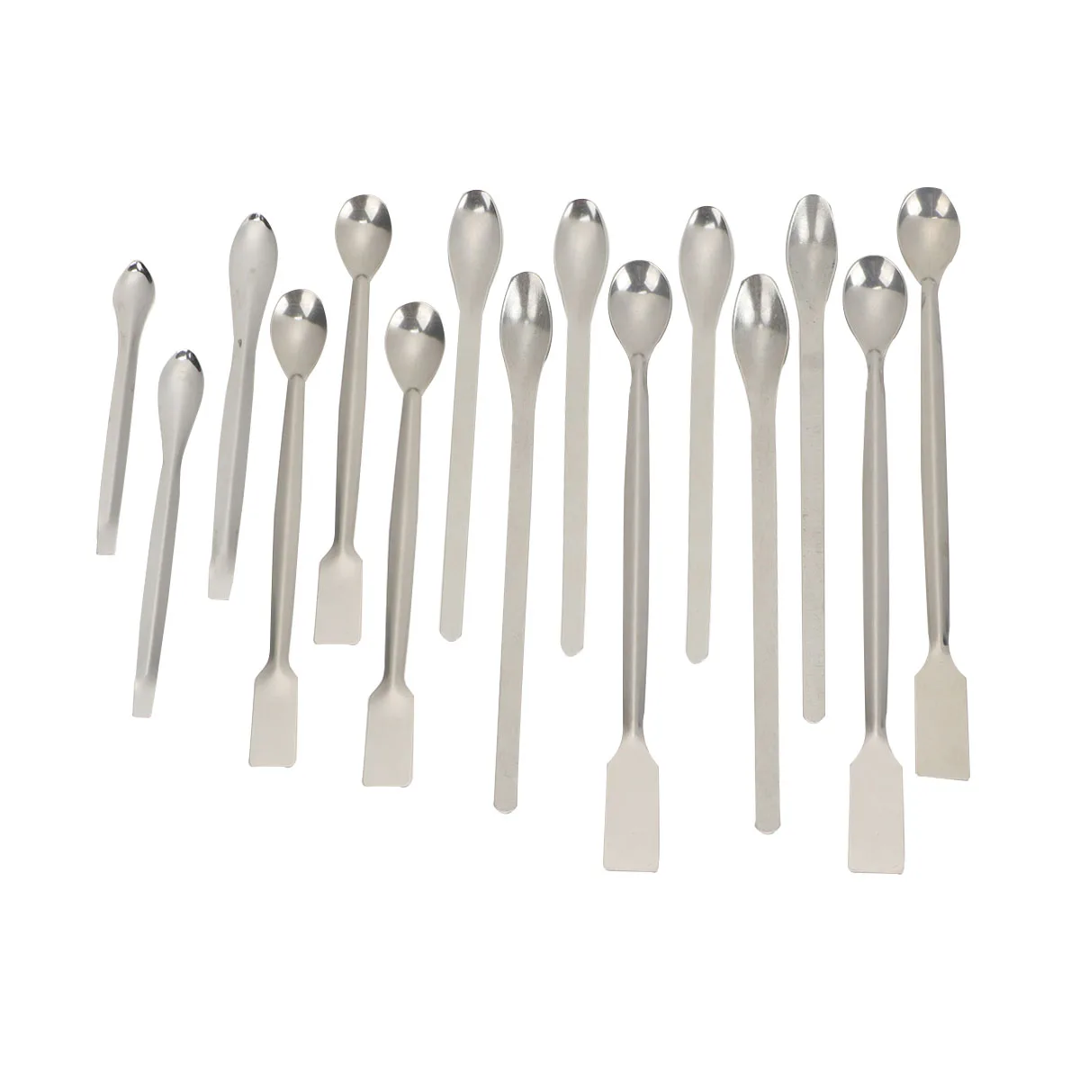 15pcs Sampling Stainless Steel Measuring Lab Tools Medicine Scoop Granular Long Handle Corrosion
15pcs Sampling Stainless Steel Measuring Lab Tools Medicine Scoop Granular Long Handle Corrosion
