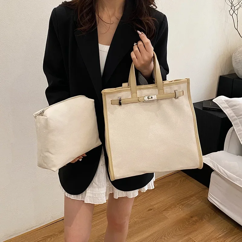 2025 Vintage Canvas Kelly Bag - Premium Tote with Leather Trim, Spacious Yellow Shoulder Bag for Women
2025 Vintage Canvas Kelly Bag - Premium Tote with Leather Trim, Spacious Yellow Shoulder Bag for Women