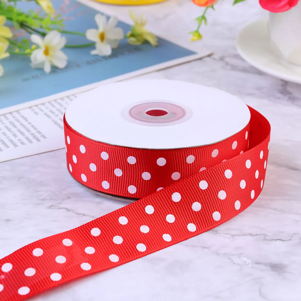 1Pcs Band Red Eco Wrapping Tape Decorative Band for Gifts Party Multiple Use Dot Belt -Dot Tape
1Pcs Band Red Eco Wrapping Tape Decorative Band for Gifts Party Multiple Use Dot Belt -Dot Tape