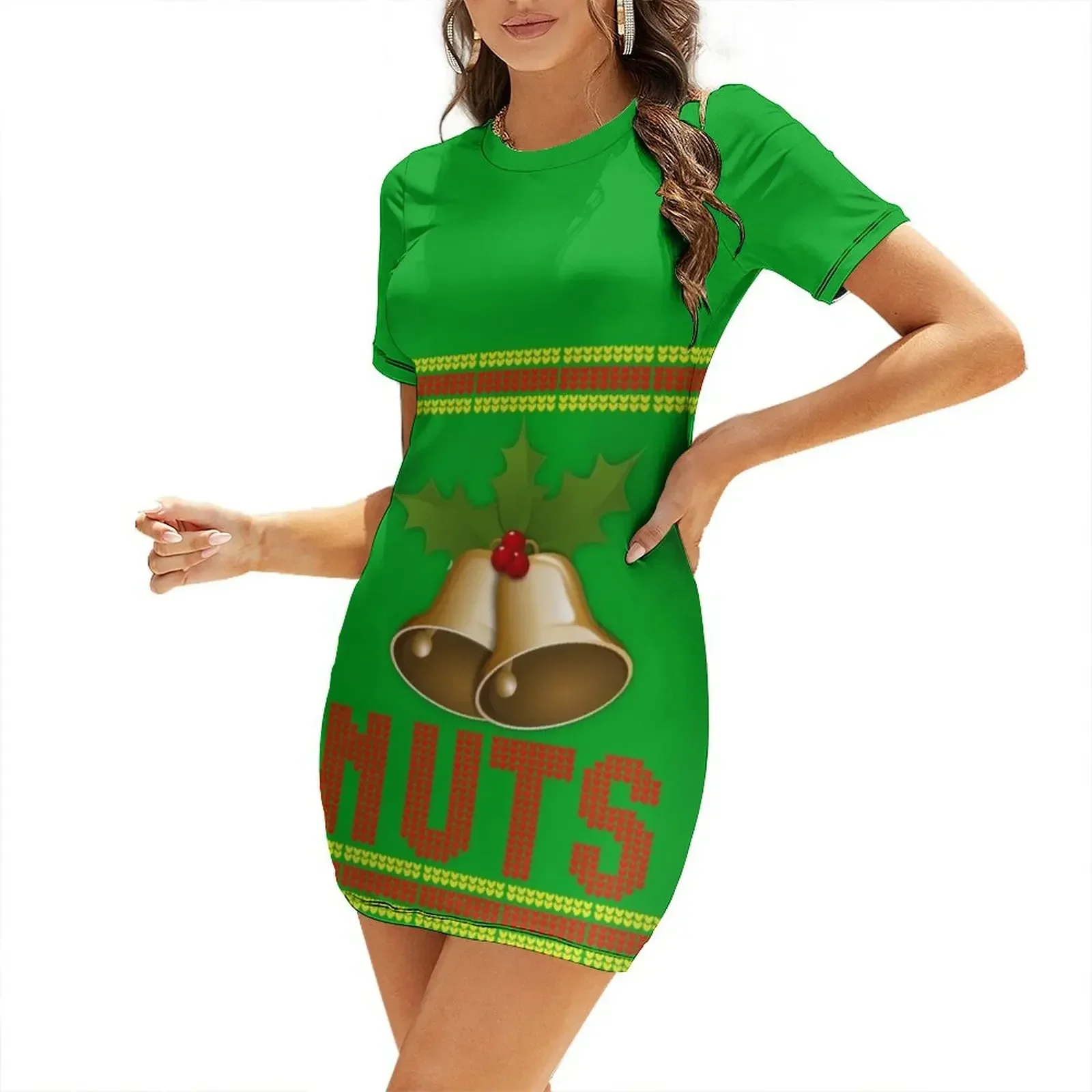 Chestnuts Couples Christmas Ugly Shirts - Nuts Short-Sleeved Dress Female dress summer dress women 2026
Chestnuts Couples Christmas Ugly Shirts - Nuts Short-Sleeved Dress Female dress summer dress women 2026
