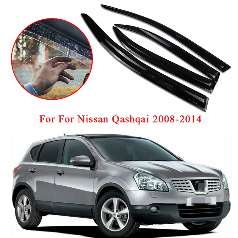 Car Side Window Visor Guard Vent Awnings Shelters Rain Shield Door Visor For Nissan Qashqai 2008 - 2014
Car Side Window Visor Guard Vent Awnings Shelters Rain Shield Door Visor For Nissan Qashqai 2008 - 2014
