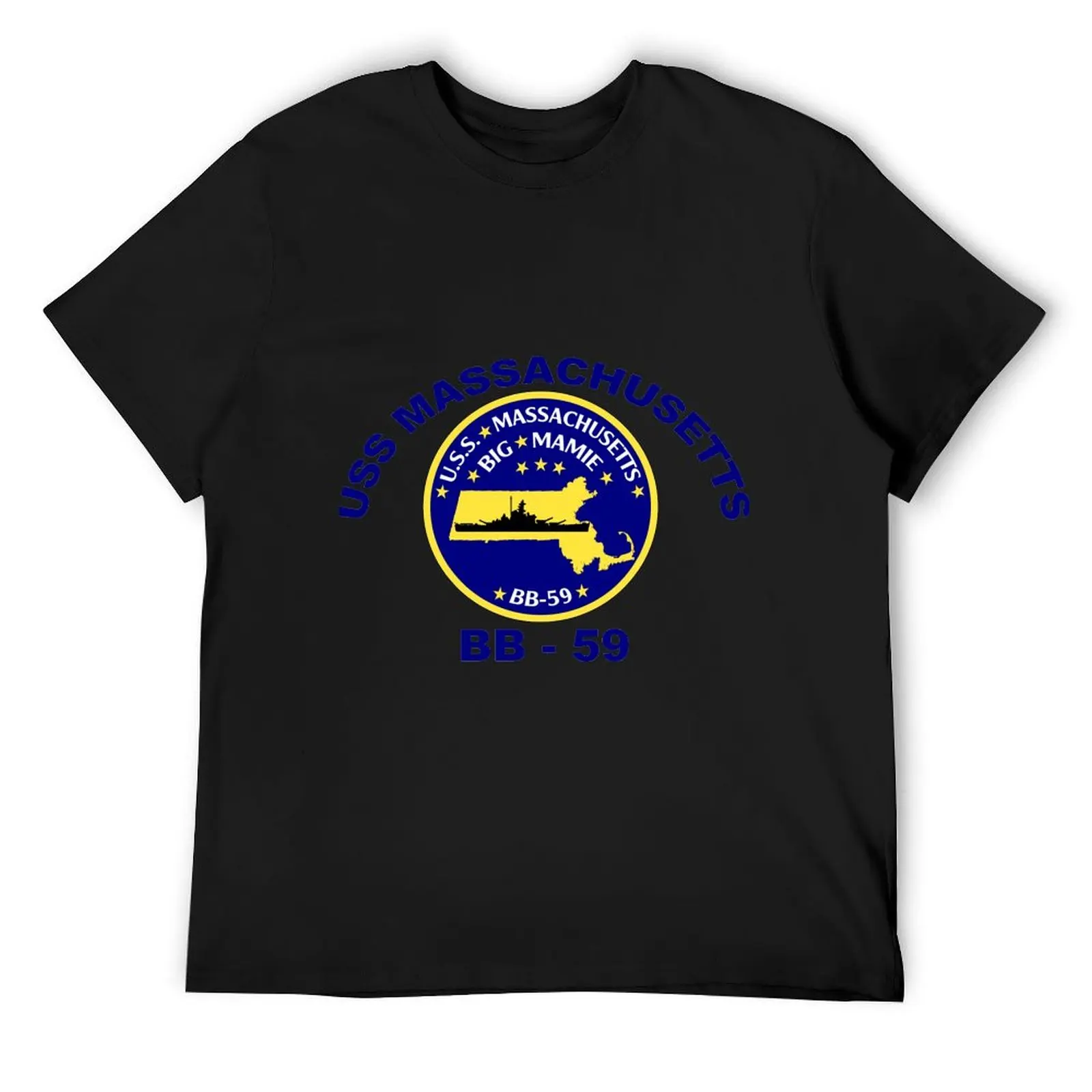 USS Massachusetts (BB-59) Crest T-Shirt customs designer shirts men t shirts high quality
USS Massachusetts (BB-59) Crest T-Shirt customs designer shirts men t shirts high quality
