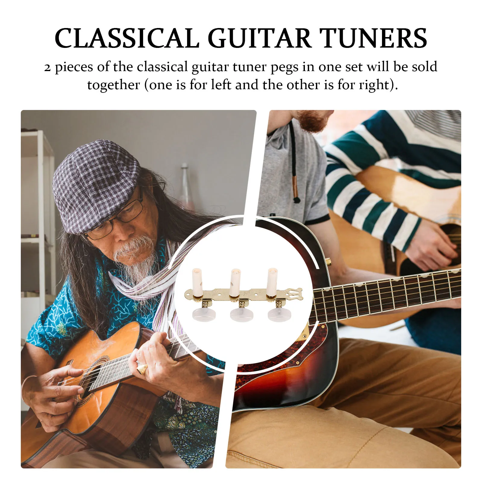 Guitar Tuning Pegs Durable Acrylic ABS Steel 35mm Distance 40Inch Classical Guitar Beige Buttons Replacement Parts
Guitar Tuning Pegs Durable Acrylic ABS Steel 35mm Distance 40Inch Classical Guitar Beige Buttons Replacement Parts