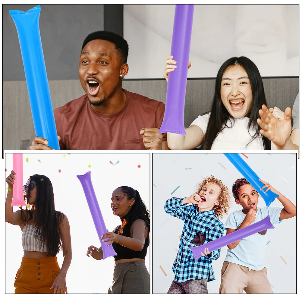50 Pcs Cheer Stick Gear Accessories Inflatable Boom Cheering Noise Maker Supplies Cheerleading Prop
50 Pcs Cheer Stick Gear Accessories Inflatable Boom Cheering Noise Maker Supplies Cheerleading Prop