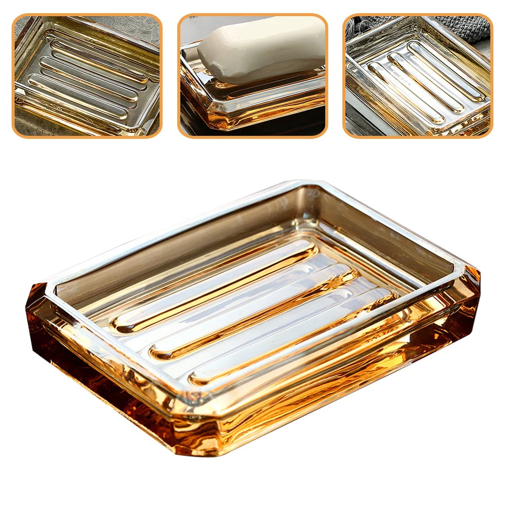 Household Soap Case Glass Practical Soap Dish Decorative Bathroom Supply Bathroom Accessory Home Supply
Household Soap Case Glass Practical Soap Dish Decorative Bathroom Supply Bathroom Accessory Home Supply