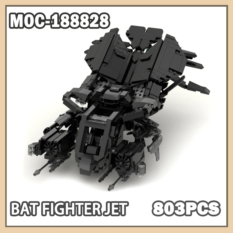 MOC- 188828 Набор строительных блоков Bat Fighter Jet, набор головоломок для технических взрослых, креативные подарки, миниатюрные детские игрушки «сделай сам», частицы 803P
MOC- 188828 Набор строительных блоков Bat Fighter Jet, набор головоломок для технических взрослых, креативные подарки, миниатюрные детские игрушки «сделай сам», частицы 803P