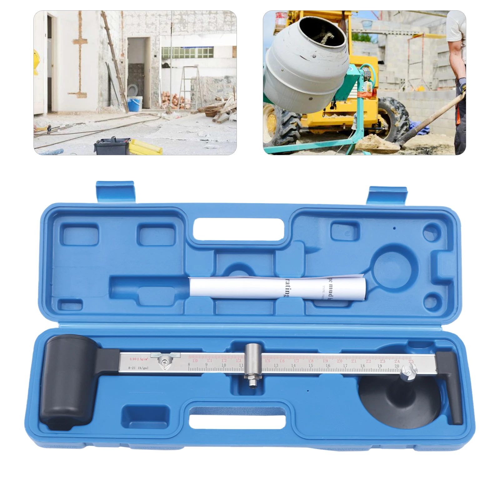 Mud Scale Liquid Mud Hydrometer Densimeter Hydrometer Mud Gravity Balance NEW
Mud Scale Liquid Mud Hydrometer Densimeter Hydrometer Mud Gravity Balance NEW