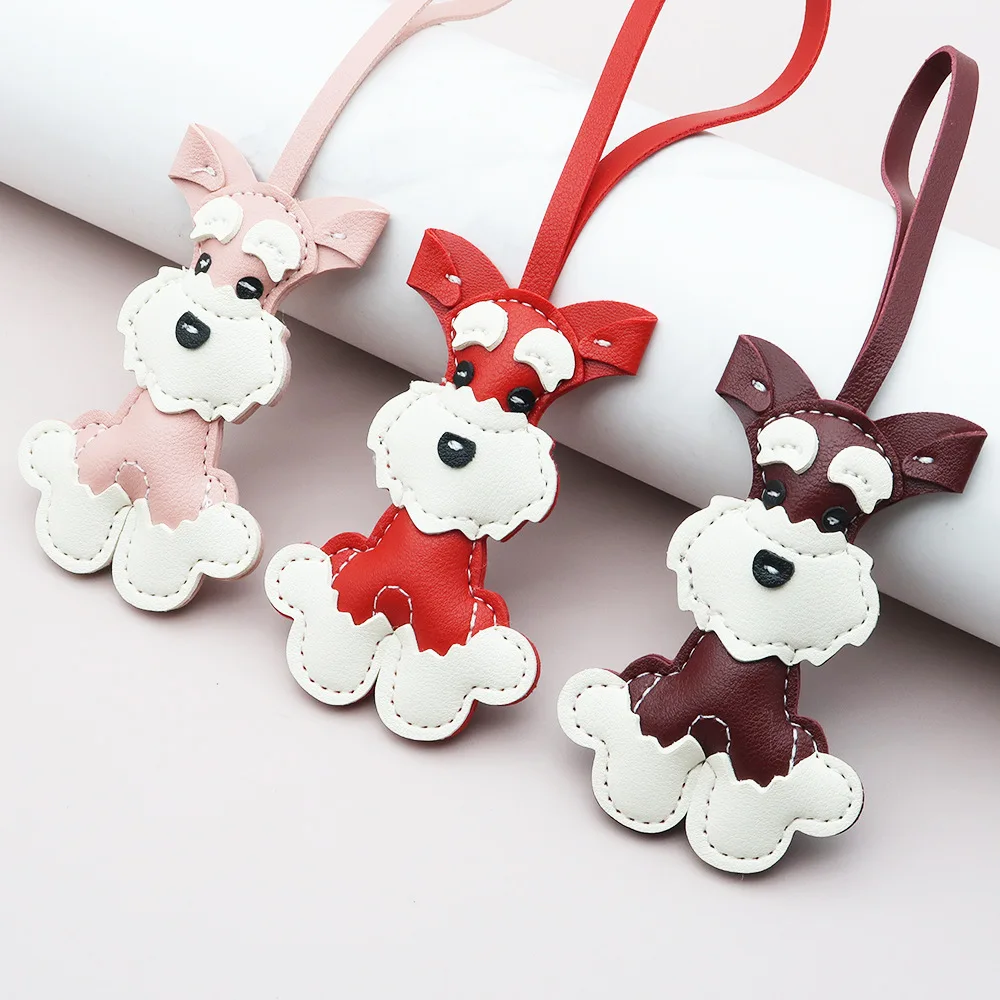 Schnauzer Dog Keychain PU Leather Animals Keyring Hanging Ornament Backpack Handbag Charm Gift For Men Women Korean Bag Charms
Schnauzer Dog Keychain PU Leather Animals Keyring Hanging Ornament Backpack Handbag Charm Gift For Men Women Korean Bag Charms