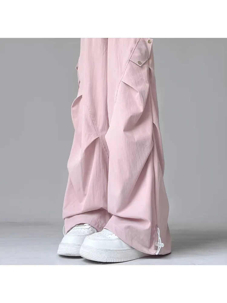 Pink Quick Dry High Waist Wide Leg Workwear Pants Women's Casual Style plus Size Sporty Aesthetic Design Spring Autumn Summer
Pink Quick Dry High Waist Wide Leg Workwear Pants Women's Casual Style plus Size Sporty Aesthetic Design Spring Autumn Summer