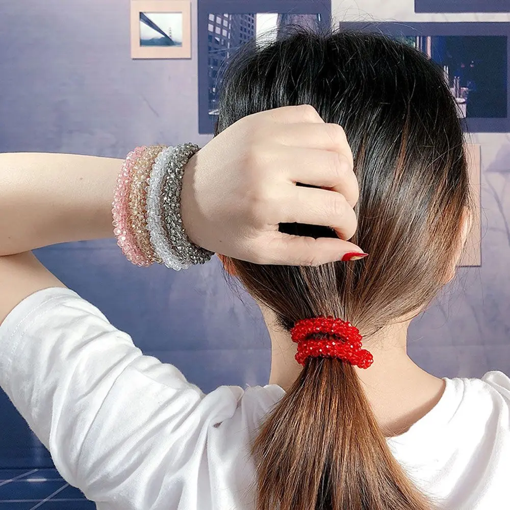 Cute Sweet Fashion Ladies Crystal for Women Hair Ties Ponytail Holder Hair Rope Rubber Band
Cute Sweet Fashion Ladies Crystal for Women Hair Ties Ponytail Holder Hair Rope Rubber Band