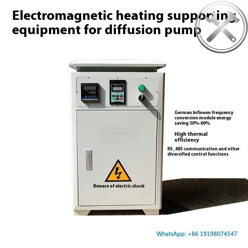 Induction Heating Power Supply Electromagnetic Heating Equipment For Diffusion Pump System
Induction Heating Power Supply Electromagnetic Heating Equipment For Diffusion Pump System