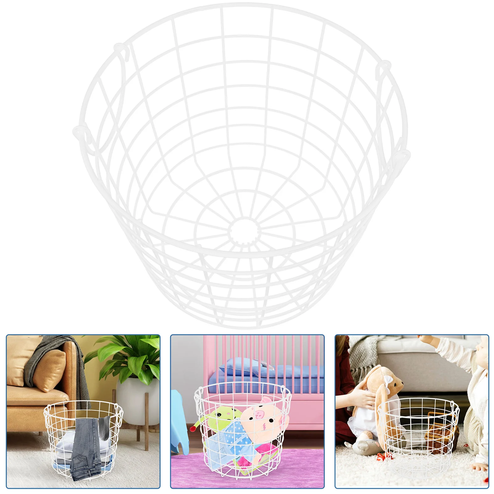 Simple Iron Mesh Dirty Clothes Basket Metal Snack Bread Baskets Metallic Line Wire For Serving
Simple Iron Mesh Dirty Clothes Basket Metal Snack Bread Baskets Metallic Line Wire For Serving