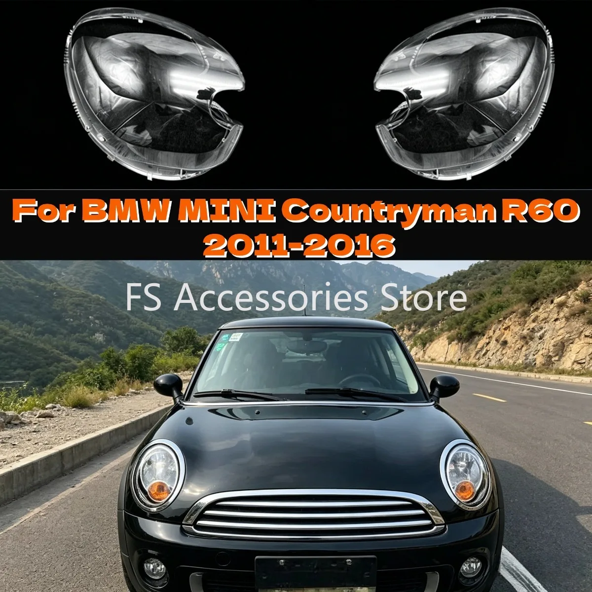 For BMW MINI Countryman R60 2011-2016 Front Headlight Shell Lampshade Headlight Transparent Lampshade Cover Headlamp Lens Cover
For BMW MINI Countryman R60 2011-2016 Front Headlight Shell Lampshade Headlight Transparent Lampshade Cover Headlamp Lens Cover