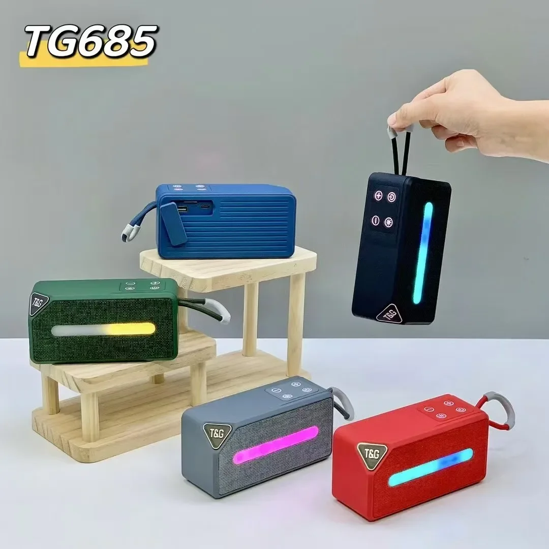 30W Power Wireless Bluetooth Speaker HiFi Stereo TF Card Outdoor Subwoofer RGB Colorful Lights with FM Radio Caixa De Som TG685
30W Power Wireless Bluetooth Speaker HiFi Stereo TF Card Outdoor Subwoofer RGB Colorful Lights with FM Radio Caixa De Som TG685