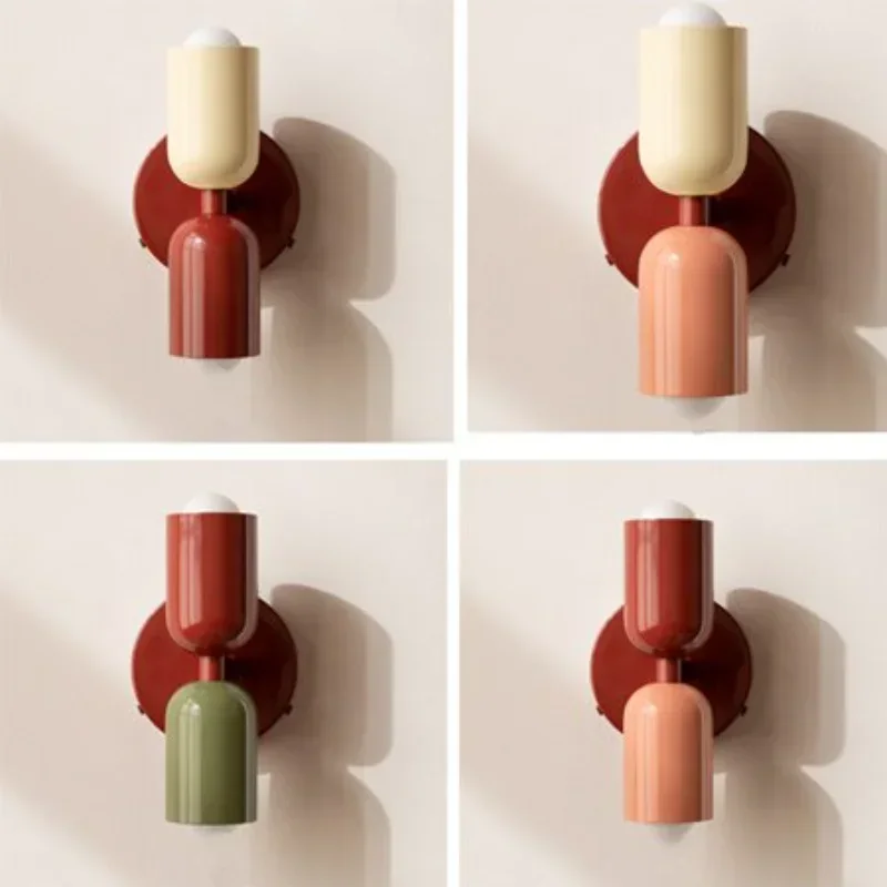 Nordic Macaron Wall Lamp Creative Color Double Head Wall Sconces for Home Light In The Living Room Nursery Home Decoration Salon
Nordic Macaron Wall Lamp Creative Color Double Head Wall Sconces for Home Light In The Living Room Nursery Home Decoration Salon