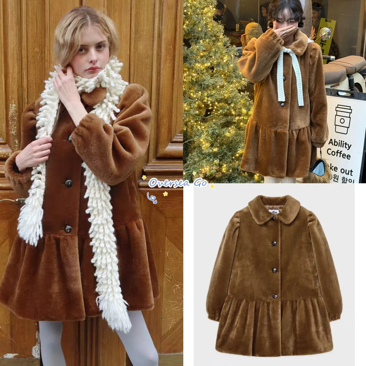 Зимнее пальто Sinoon 2025: Теплое, однотонное, свободного кроя, с длинными рукавами и меховой отделкой на плечах для женщин
Зимнее пальто Sinoon 2025: Теплое, однотонное, свободного кроя, с длинными рукавами и меховой отделкой на плечах для женщин