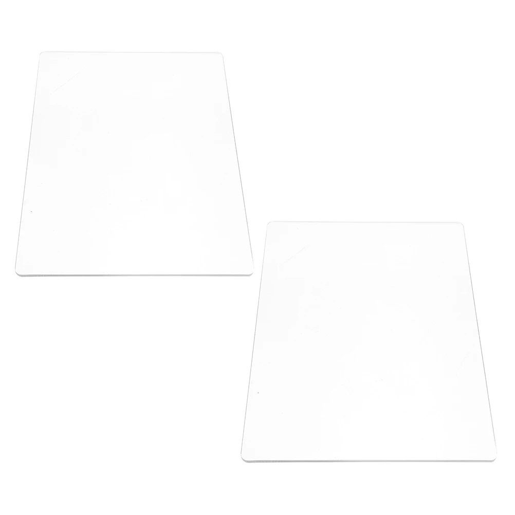 2 Pcs Embossing Machine Accessories Acrylic Art Cutting Plates Pads for Die Clear Scrapbooking
2 Pcs Embossing Machine Accessories Acrylic Art Cutting Plates Pads for Die Clear Scrapbooking