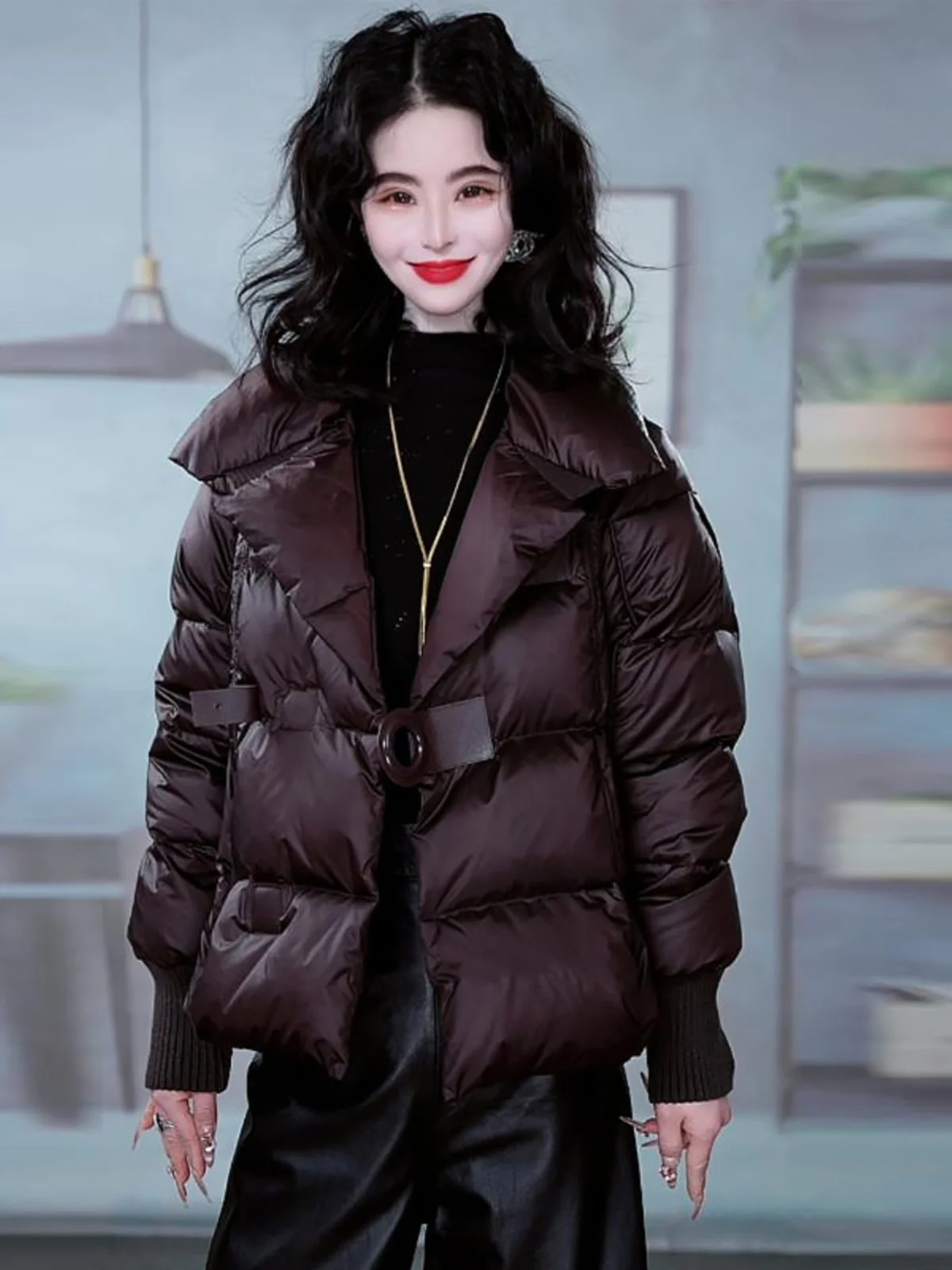 Women's Thiened Cotton Jaet Winter Warm Sli Faionable Fluffy Coat Breathable Lightweight Spring Autumn Outerwear
Women's Thiened Cotton Jaet Winter Warm Sli Faionable Fluffy Coat Breathable Lightweight Spring Autumn Outerwear