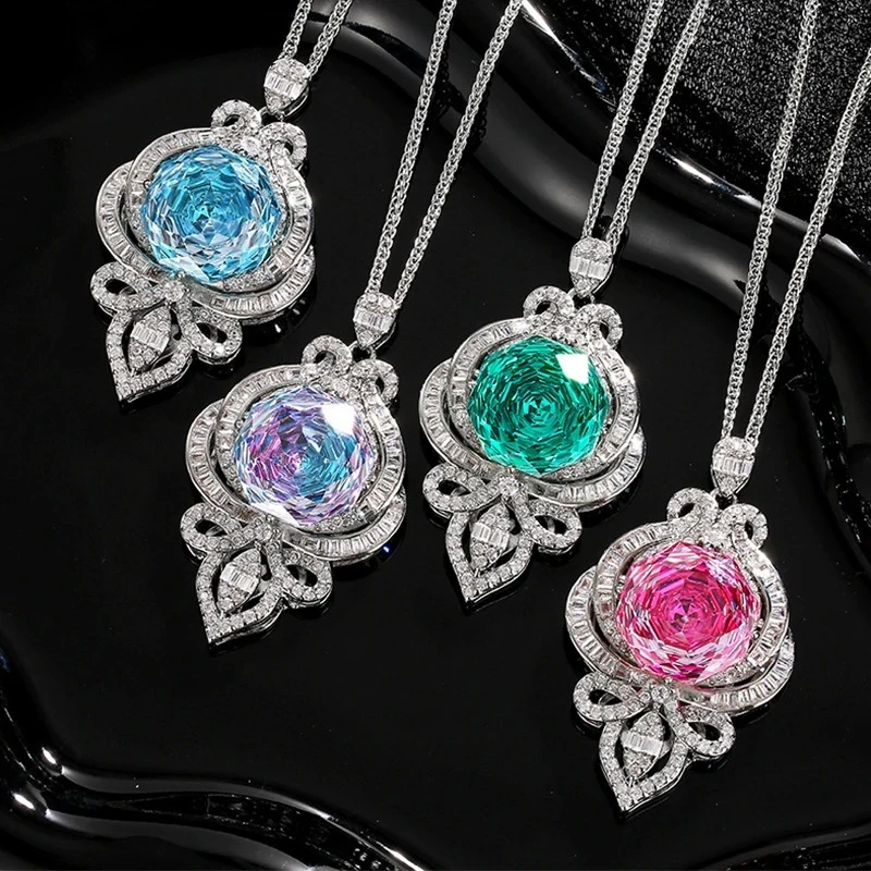 Stunning Rose Cut Pendant Necklace for Women 16mm 5A Garde Gemstone with 55cm Neck Chain Gifts Fashion Jewelry Accessories
Stunning Rose Cut Pendant Necklace for Women 16mm 5A Garde Gemstone with 55cm Neck Chain Gifts Fashion Jewelry Accessories