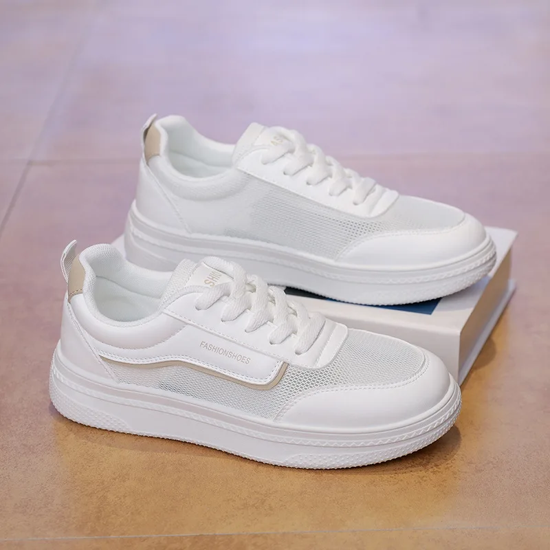 Summer New Designer Mesh Board Shoes for Women Breathable Fashion Casual Sneakers Female Korean Students Lace Zapatos De Mujer
Summer New Designer Mesh Board Shoes for Women Breathable Fashion Casual Sneakers Female Korean Students Lace Zapatos De Mujer