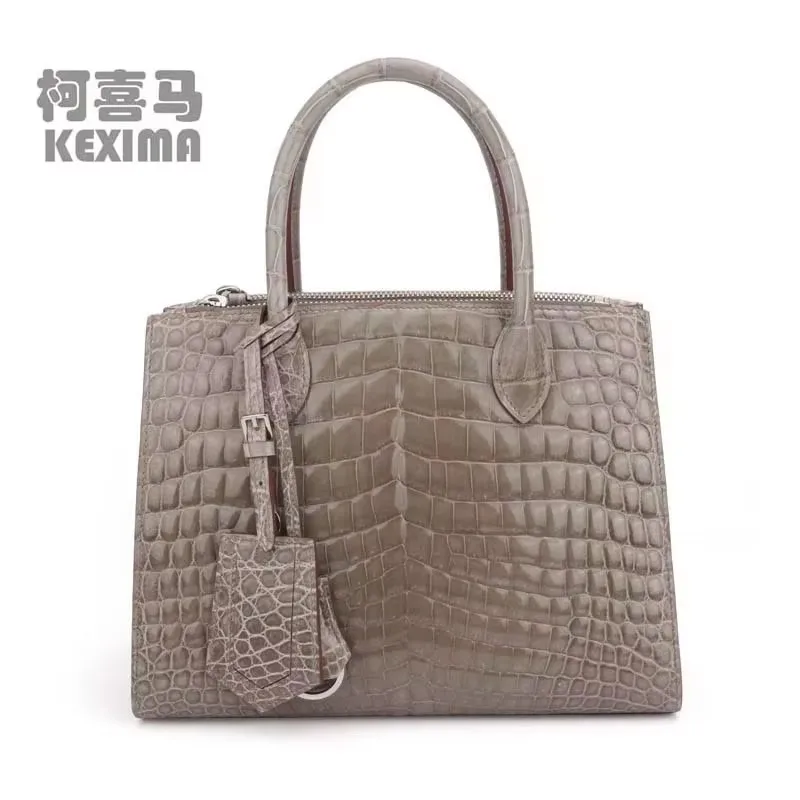 KEXIMA new women crocodile bag Hand make femmale handbag One shoulder highlight
KEXIMA new women crocodile bag Hand make femmale handbag One shoulder highlight