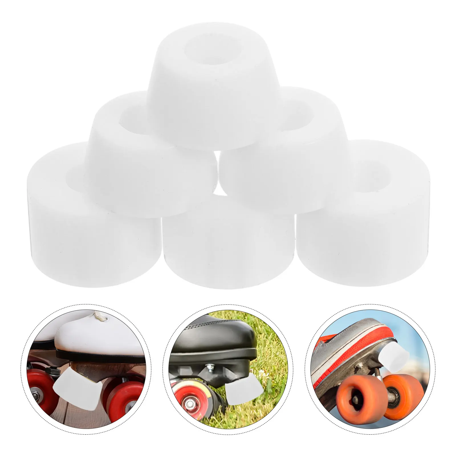 6Pcs Roller Skate Bushings PU Shock Absorbing Cushions Smooth Vibration Reduction Four-Wheel Skating Accessories Enhance
6Pcs Roller Skate Bushings PU Shock Absorbing Cushions Smooth Vibration Reduction Four-Wheel Skating Accessories Enhance