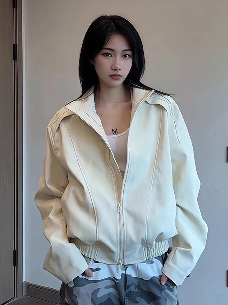 American Deconstructed ort Flight Jaet Men's Autumn Casual Haome High-End Versatile Loose Stand Collar Baseball orm
American Deconstructed ort Flight Jaet Men's Autumn Casual Haome High-End Versatile Loose Stand Collar Baseball orm