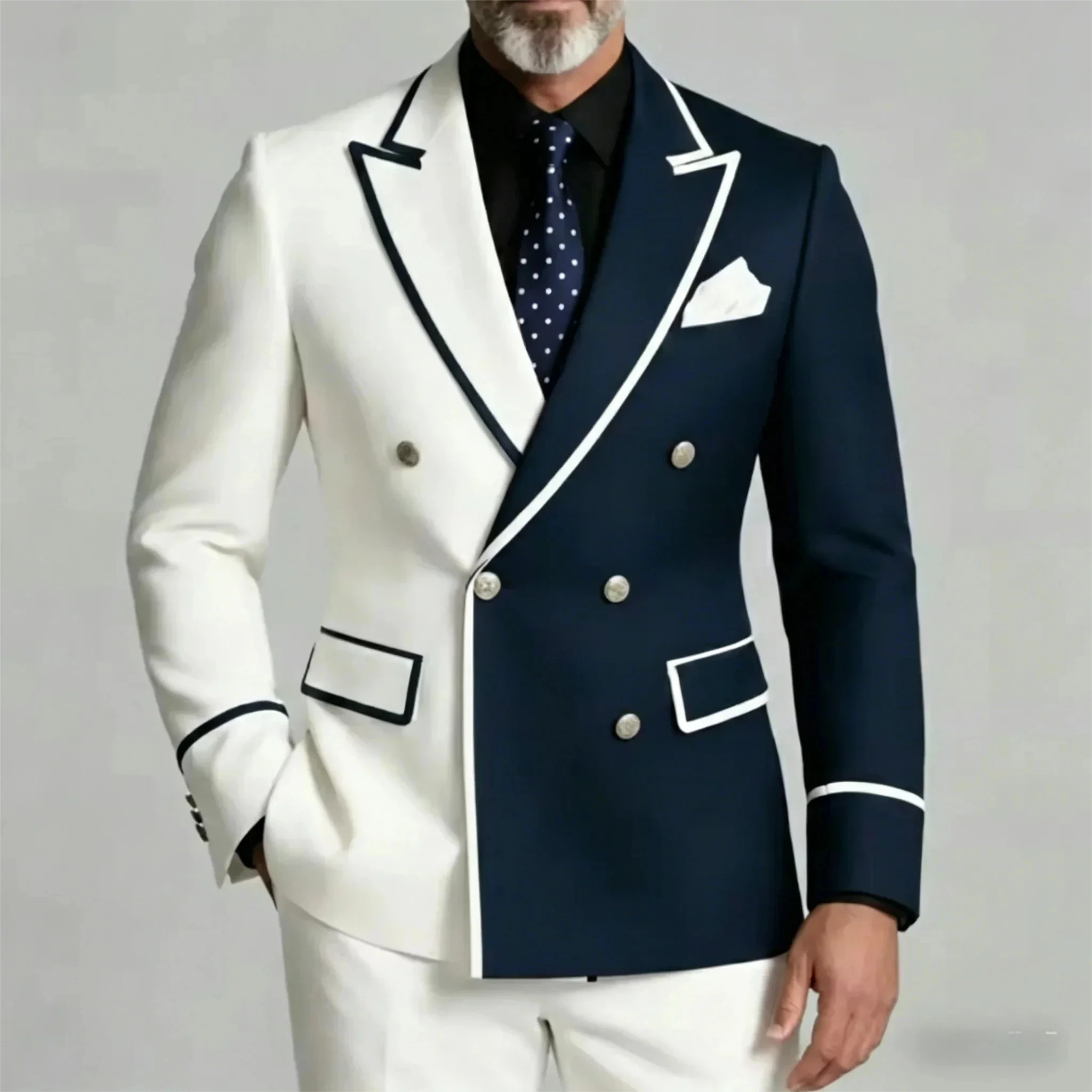 High Quality Men's Suits Formal Regular Length Peak Lapel Slim Fit 2 Piece Jacket Pants Sets Fashion Business Evening
High Quality Men's Suits Formal Regular Length Peak Lapel Slim Fit 2 Piece Jacket Pants Sets Fashion Business Evening