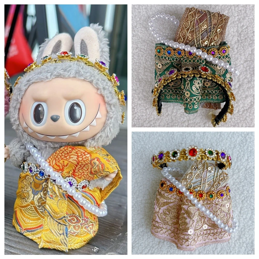 17cm Labubu Only Clothes Kawaii Thailand Clothes Thai Style Labubu Baby Clothes Vinyl Plush Pendant Doll Accessories Toy
17cm Labubu Only Clothes Kawaii Thailand Clothes Thai Style Labubu Baby Clothes Vinyl Plush Pendant Doll Accessories Toy