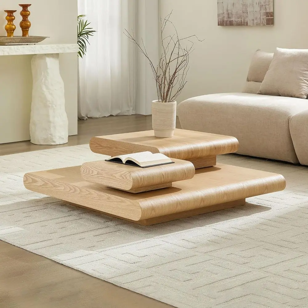 3-Piece Coffee Table Set, Modern Square Stackable Wood, Living Room/Office, 39.37x23.62x15.75
3-Piece Coffee Table Set, Modern Square Stackable Wood, Living Room/Office, 39.37x23.62x15.75