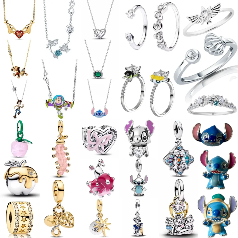 New 925 Silver Cartoon Bead Pendant Fit Original Bracelet DIY Accessory, Dog Necklace Shell Ring Exquisite Charm Jewelry
New 925 Silver Cartoon Bead Pendant Fit Original Bracelet DIY Accessory, Dog Necklace Shell Ring Exquisite Charm Jewelry